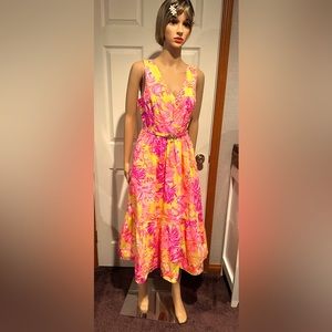 Lilly Pulitzer Bri Cotton Midi Dress